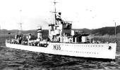 SUNK:HMS Hunter hit a mine laid by Franco’s navy.