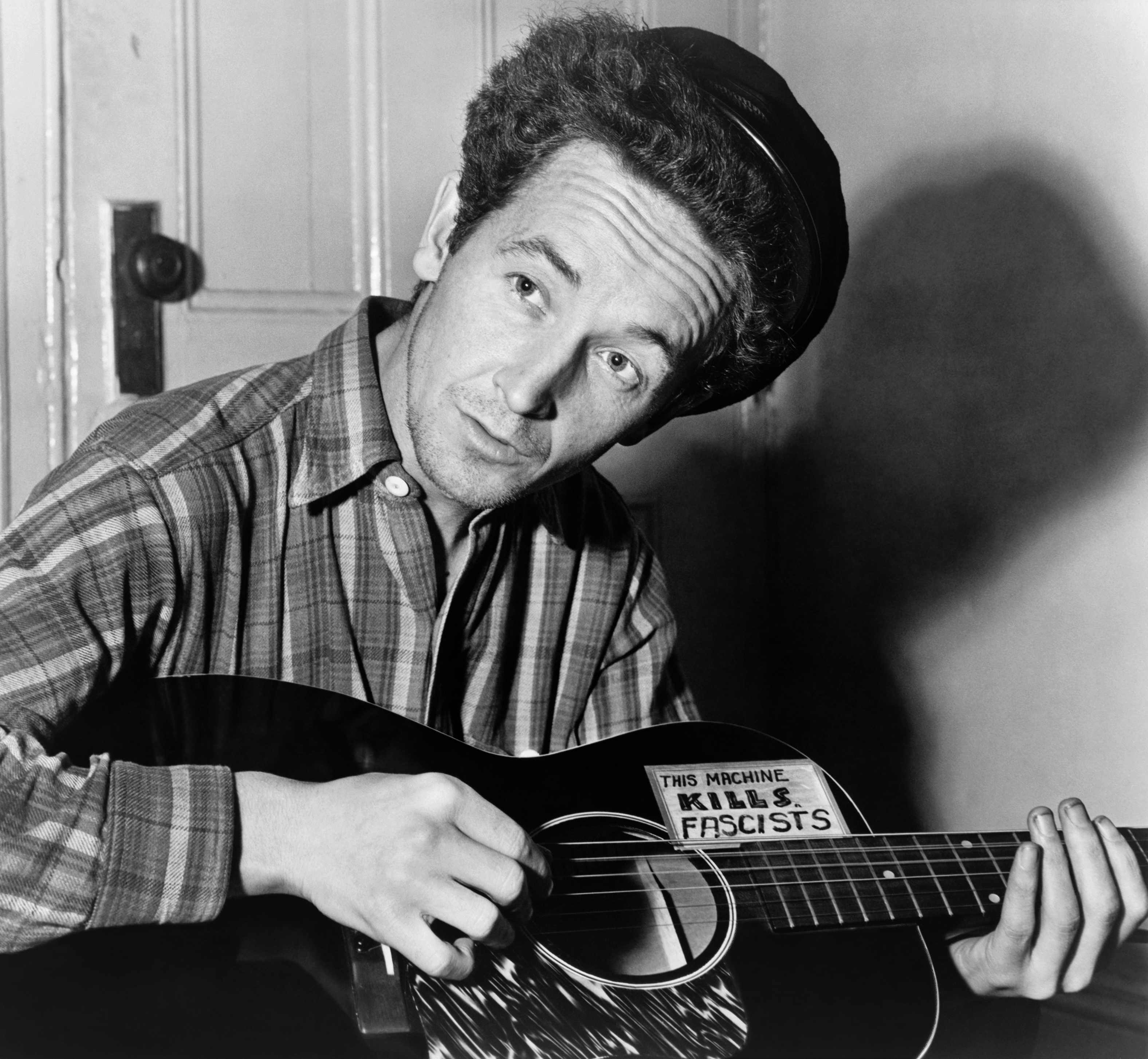 Woody Guthrie, March 1943. Library of Congress Prints and Photographs, cph.3c30859.