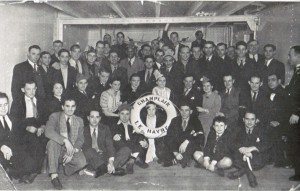 Figure 3 Passengers on the S.S. Champlain voyage of January 1937