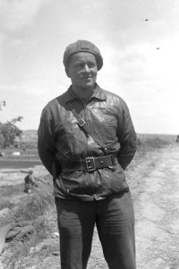Frank Rogers, Commissar, Mackenzie-Papineau Battalion, May 1938. The 15th International Brigade Photographic Unit Photograph Collection; ALBA Photo 11; ALBA Photo number 11-0970. Tamiment Library/Robert F. Wagner Labor Archives. Elmer Holmes Bobst Library, 70 Washington Square South, New York, NY 10012, New York University Libraries.