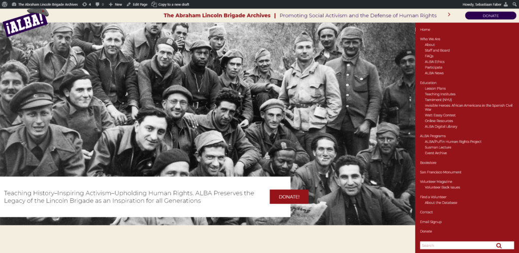 ALBA Website Updates: The Volunteer Database & More - The Volunteer